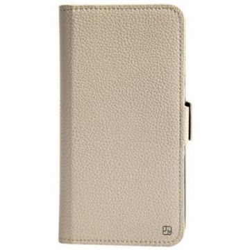 Husa Book Cover Just Must Car Wallet pentru Samsung Galaxy S8 Plus (Bej)