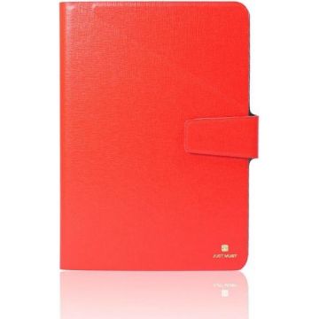 Husa Book cover Just Must Joy JMJOY8-9RD pentru tablete de la 8inch pana la 9inch (Rosu)