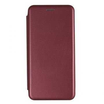 Husa Book Cover Lemontti LEMHBEA02SBY , pentru Samsung Galaxy A02s (Visiniu)