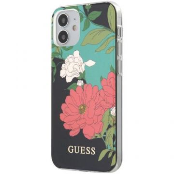Husa Cover Guess N*1 Flower pentru iPhone 12 Mini (Multicolor)