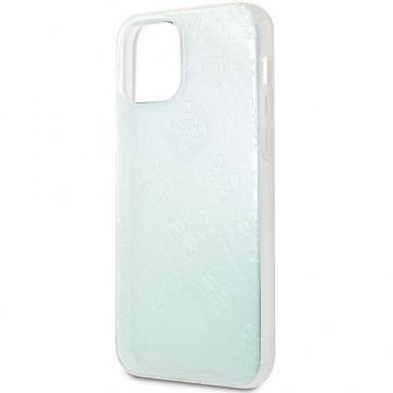 Husa de protectie Guess 3D Raised Iridescent pentru Apple iPhone 12 Pro Max (Transparent)