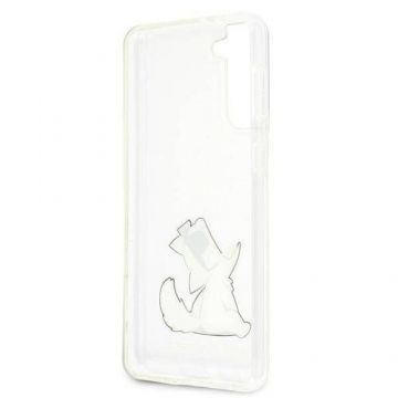 Husa de protectie Karl Lagerfeld Choupette Fun pentru Samsung Galaxy S21 Plus 5G (Transparent)