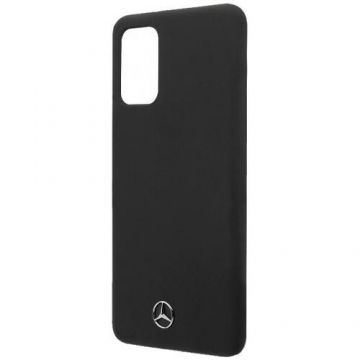 Husa de protectie Mercedes Silicone pentru Samsung Galaxy S20 (Negru)