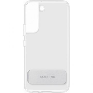 Husa de protectie Samsung Clear Standing Cover pentru Galaxy S22, Transparent