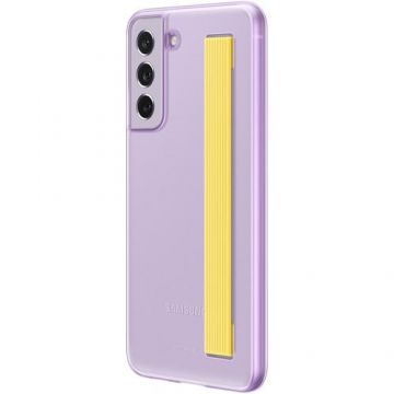 Husa de protectie Samsung Clear Strap Cover pentru Galaxy S21 FE 5G, Lavender