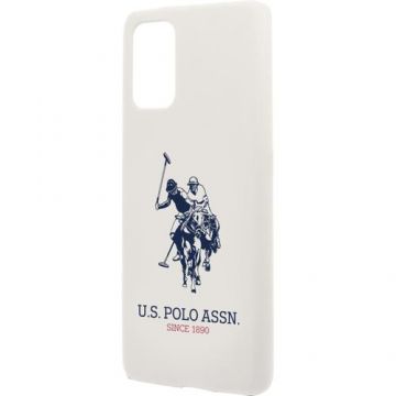 Husa de protectie US Polo Big Horse pentru Samsung Galaxy S20 Plus (Alb)
