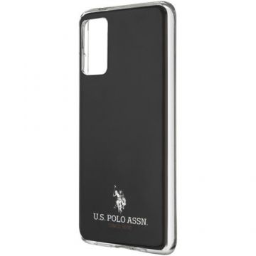 Husa de protectie US Polo Shiny pentru Samsung Galaxy S20 (Negru)