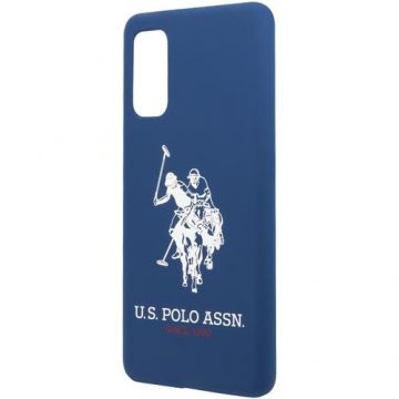 Husa de protectie US Polo Silicone pentru Samsung Galaxy S20 (Albastru)
