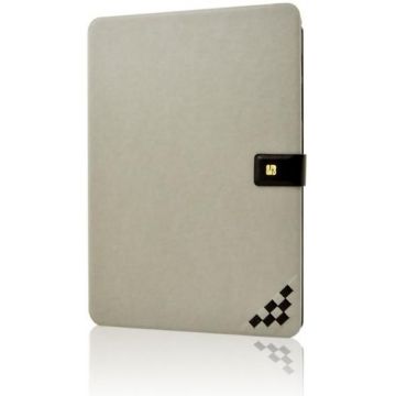 Husa Flip cover Just Must Manner JMMNRT555BG pentru Samsung Galaxy Tab A 9.7 T550/T555 (Bej)