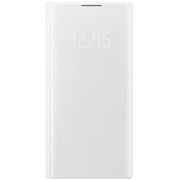 Husa Flip Cover Samsung LED EF-NN970PWEGWW pentru Samsung Galaxy Note 10 (Alb)