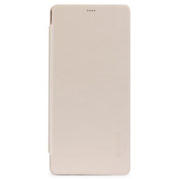 Husa Meleovo Smart Flip pentru Samsung Galaxy Note 8 (Auriu)