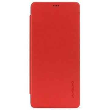 Husa Meleovo Smart Flip pentru Samsung Galaxy Note 8 (Rosu)