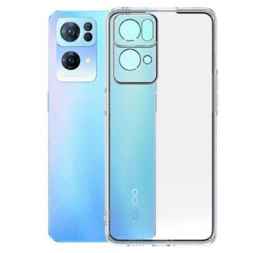 Husa Protectie Spate Lemontti pentru Oppo Reno7 Pro 5G (Transparent)