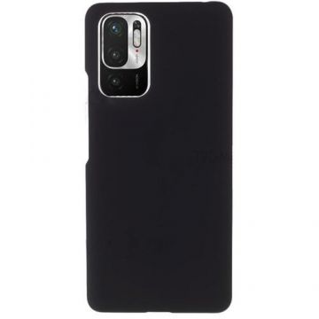 Husa Protectie Spate Lemontti Silicon Silky pentru Xiaomi Redmi Note 10 5G (Negru)