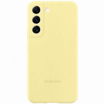 Husa Protectie Spate Samsung EF-PS901TYEGWW pentru Samsung Galaxy S22 (Galben)