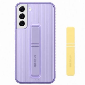 Husa Protectie Spate Samsung EF-RS906CVEGWW pentru Samsung Galaxy S22 Plus, functie stand (Violet)