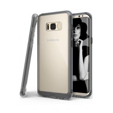 Husa Protectie Spate Samsung Galaxy S8 Plus Fusion Smoke Black Ringke pentru Samsung Galaxy S8 Plus (Transparent)