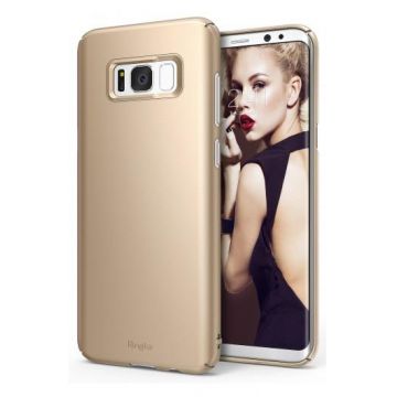 Husa Protectie Spate Samsung Galaxy S8 Plus Slim Royal Gold Ringke pentru Samsung Galaxy S8 Plus (Auriu)