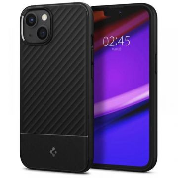 Husa Protectie Spate Spigen Core Armor pentru iPhone 13 Mini (Negru)