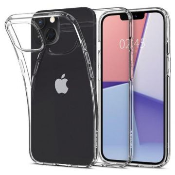 Husa Protectie Spate Spigen Liquid Crystal iPhone 13 (Transparent)