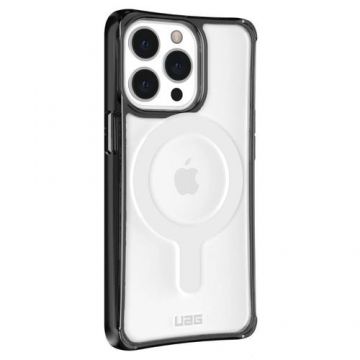 Husa Protectie Spate UAG Plyo MagSafe Series 113152183131 pentru iPhone 13 Pro (Transparent/Negru)