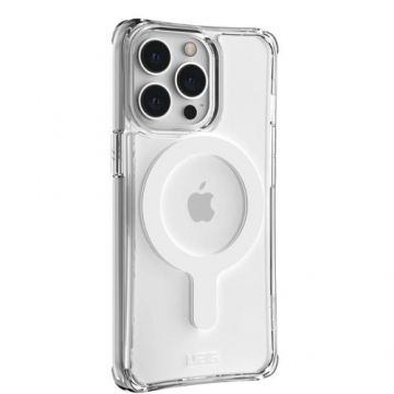 Husa Protectie Spate UAG Plyo MagSafe Series 113152184343 pentru iPhone 13 Pro (Transparent)