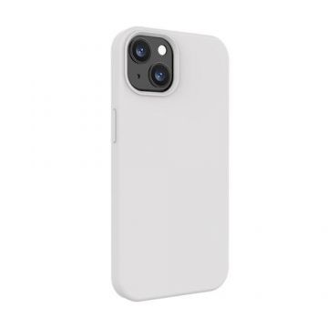 Husa Prrotectie Spate Lemontti Liquid Silicon LHLSI13ST pentru iPhone 13 (Gri)