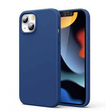 Husa Ugreen Silicone Soft Flexible compatibila cu iPhone 13, Blue