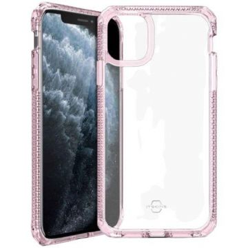 Protectie Spate IT Skins Hybrid Clear APXE-HBMKC-LKTR pentru Apple iPhone 11 Pro (Transparent/Roz)