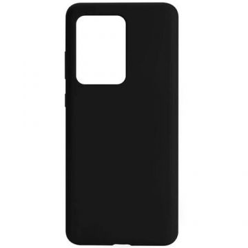 Protectie Spate Just Must Defense Liquid Silicone pentru Samsung Galaxy S20 Ultra (Negru)