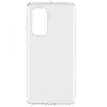 Protectie Spate Lemontti Silicon Transparent pentru Huawei P40 (Transparent)