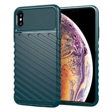 Protectie Spate Lemontti Thunderbolt EDA00150911C pentru Apple iPhone XS Max (Verde)