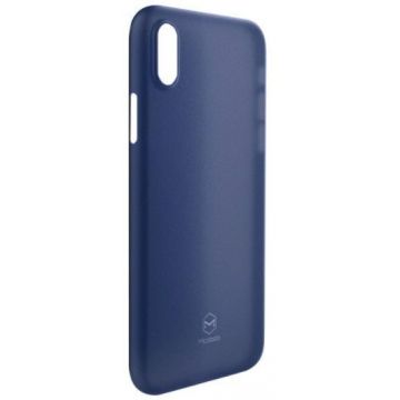 Protectie spate Mcdodo Ultra Slim Air pentru iPhone X, 0.3mm (Transparent/Albastru)