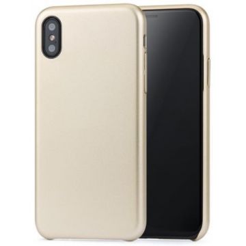 Protectie spate Meleovo Pure Gear II pentru iPhone X (Auriu)