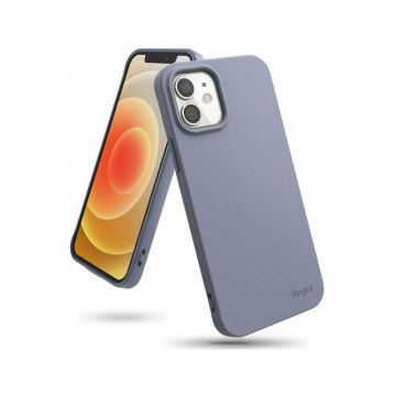 Protectie Spate Ringke Air S pentru Apple iPhone 12 Mini (Gri/Mov)