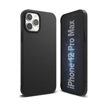 Protectie Spate Ringke Air S pentru Apple iPhone 12 Pro Max (Negru)