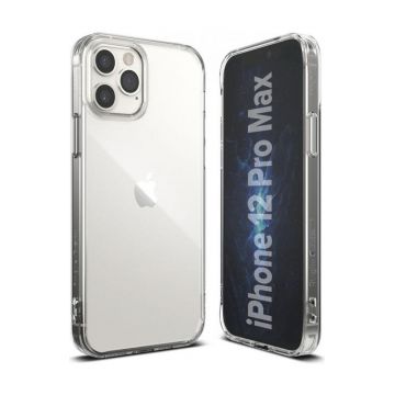 Protectie Spate Ringke Fusion 8809758101371 pentru Apple iPhone 12 Pro Max (Transparent mat)