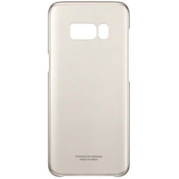 Protectie Spate Samsung Clear Cover EF-QG955CFEGWW pentru Samsung Galaxy S8 Plus G955F (Auriu)