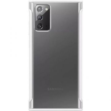 Protectie Spate Samsung Clear EF-GN980CWEGEU pentru Samsung Galaxy Note 20 (Alb)