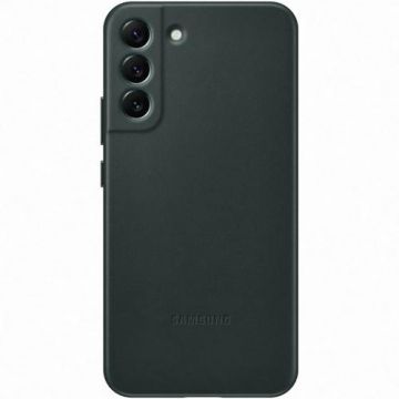 Protectie Spate Samsung Leather EF-VS906LGEGWW pentru Samsung Galaxy S22 Plus (Verde)
