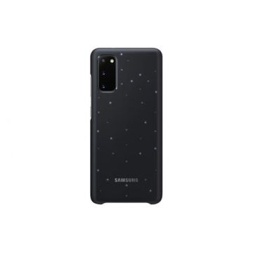 Protectie Spate Samsung Smart LED EF-KG980CBEGEU pentru Samsung Galaxy S20 (Negru)