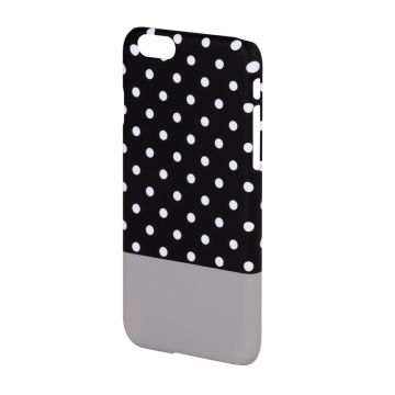 Carcasa Lovely Dots iPhone 6 Hama, Negru/Alb