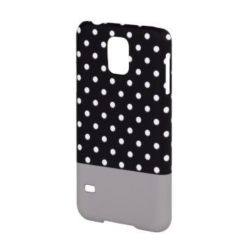 Carcasa Lovely Dots Samsung Galaxy S5 Hama, Negru/Alb