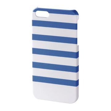 Carcasa Stripes iPhone 5/5s Hama, Albastru/Alb