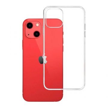 Husa 3MK Clear, pentru iPhone 13 Mini, TPU Shock Absorber, Transparent