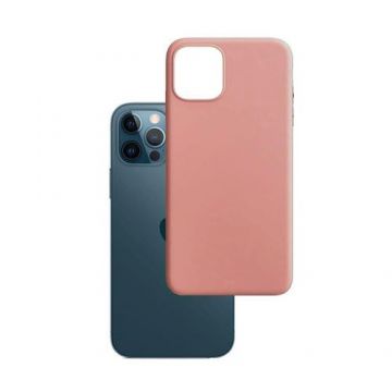 Husa 3MK Matt, pentru iPhone 13 Pro Max, Antiamprenta, Rose Gold