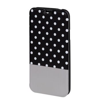 Husa Booklet Lovely Dots Samsung Galaxy S5 Hama, Negru/Alb