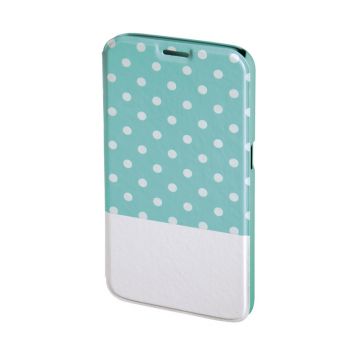 Husa Booklet Lovely Dots Samsung Galaxy S6, Verde/Alb