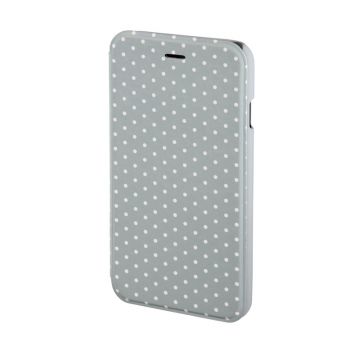 Husa Booklet Lumi Dots iPhone 6 Hama, Gri/Alb