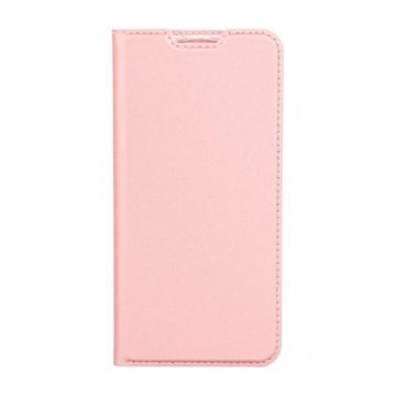 Husa Carte Dux Ducis Anti Amprenta pentru Samsung Galaxy A52 4G / A52 5G / A52s 5G, Rose Gold